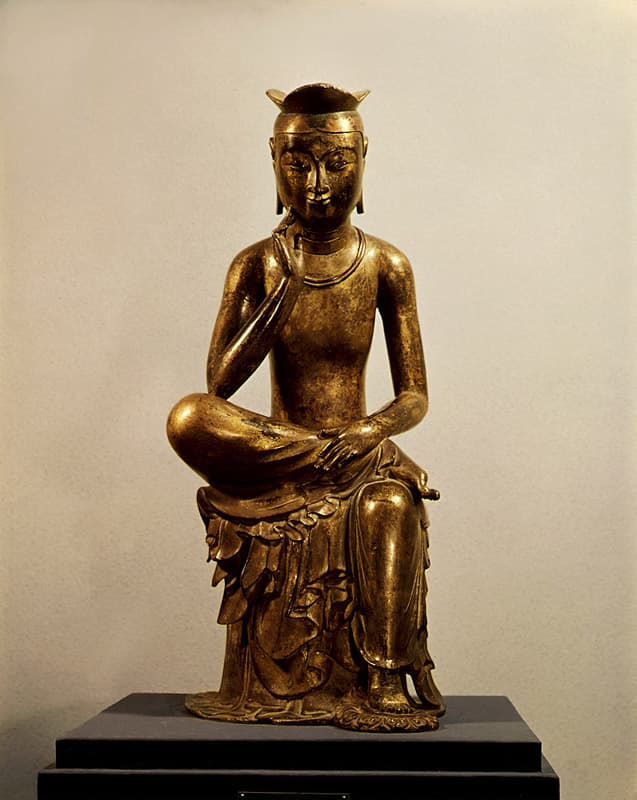 금동미륵보살반가사유상(1962-2) 사진