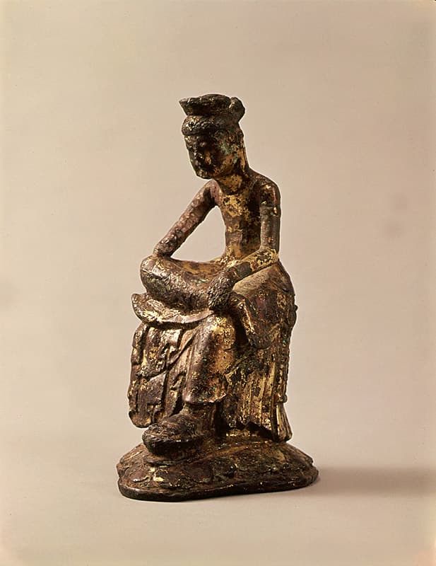 금동미륵보살반가사유상(1964) 사진