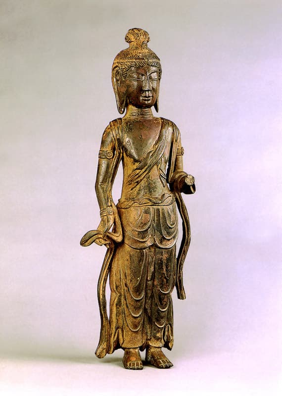 금동보살입상(1968) 사진