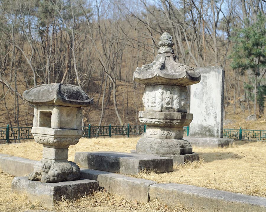 충주 청룡사지 보각국사탑 사진
