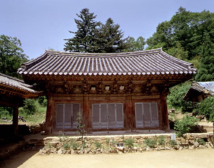 완주 화암사 극락전 사진