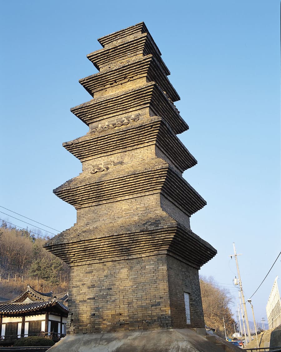 안동 법흥사지 칠층전탑 사진