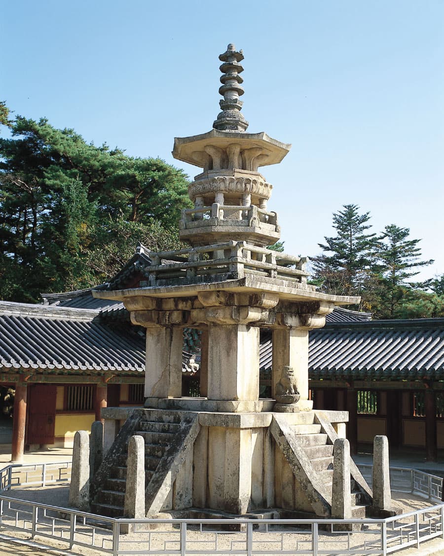 경주 불국사 다보탑 사진