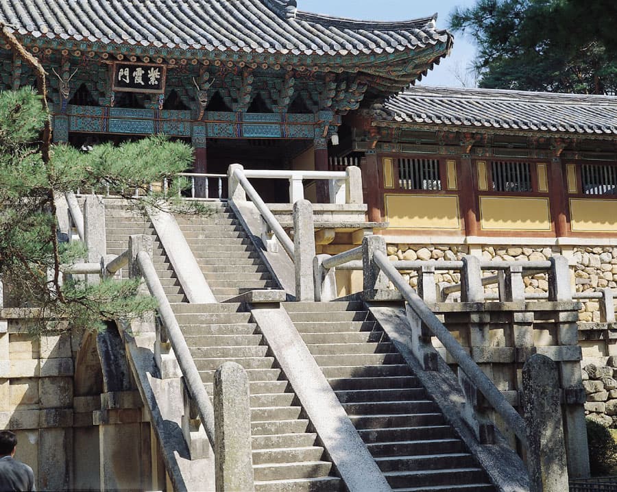 경주 불국사 청운교 및 백운교 사진