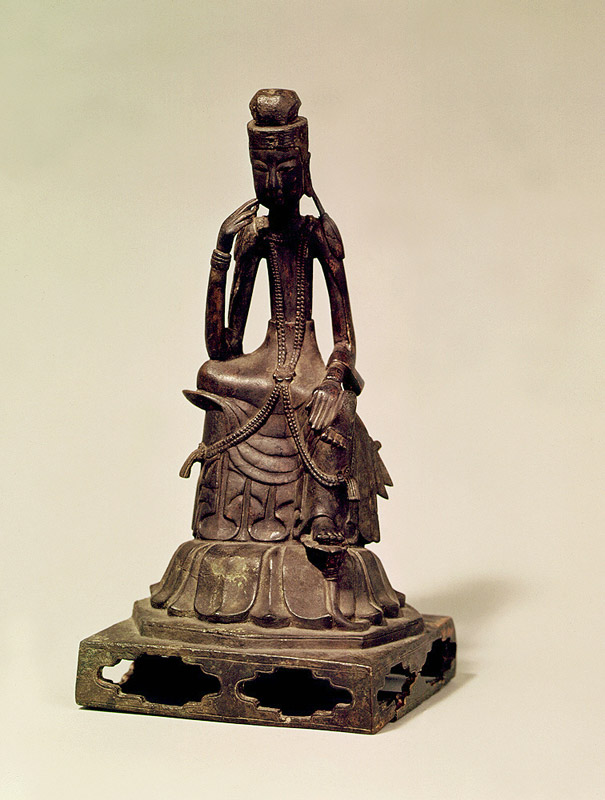 금동미륵보살반가사유상(1963) 사진