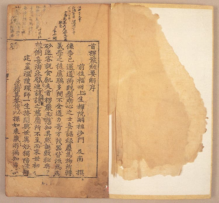 대불정여래밀인수증요의제보살만행수능엄경(1984) 사진