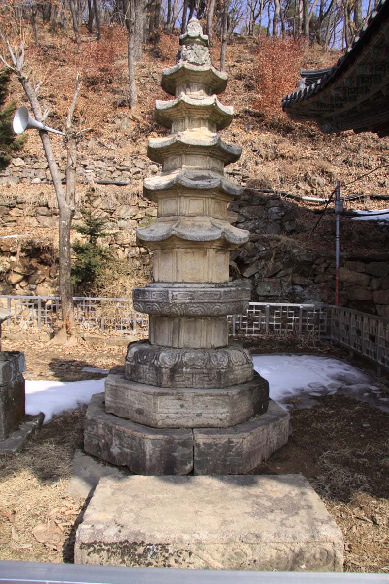 남양주 수종사 팔각오층석탑 사진