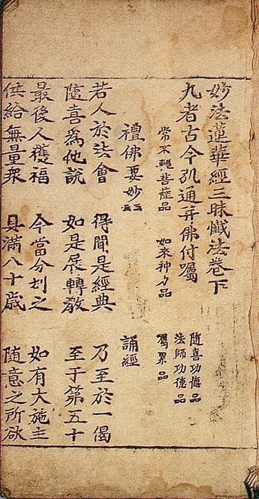 묘법연화경삼매참법 권하 사진