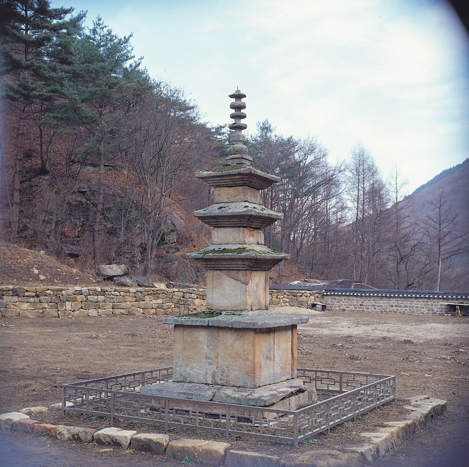 제천 신륵사 삼층석탑 사진