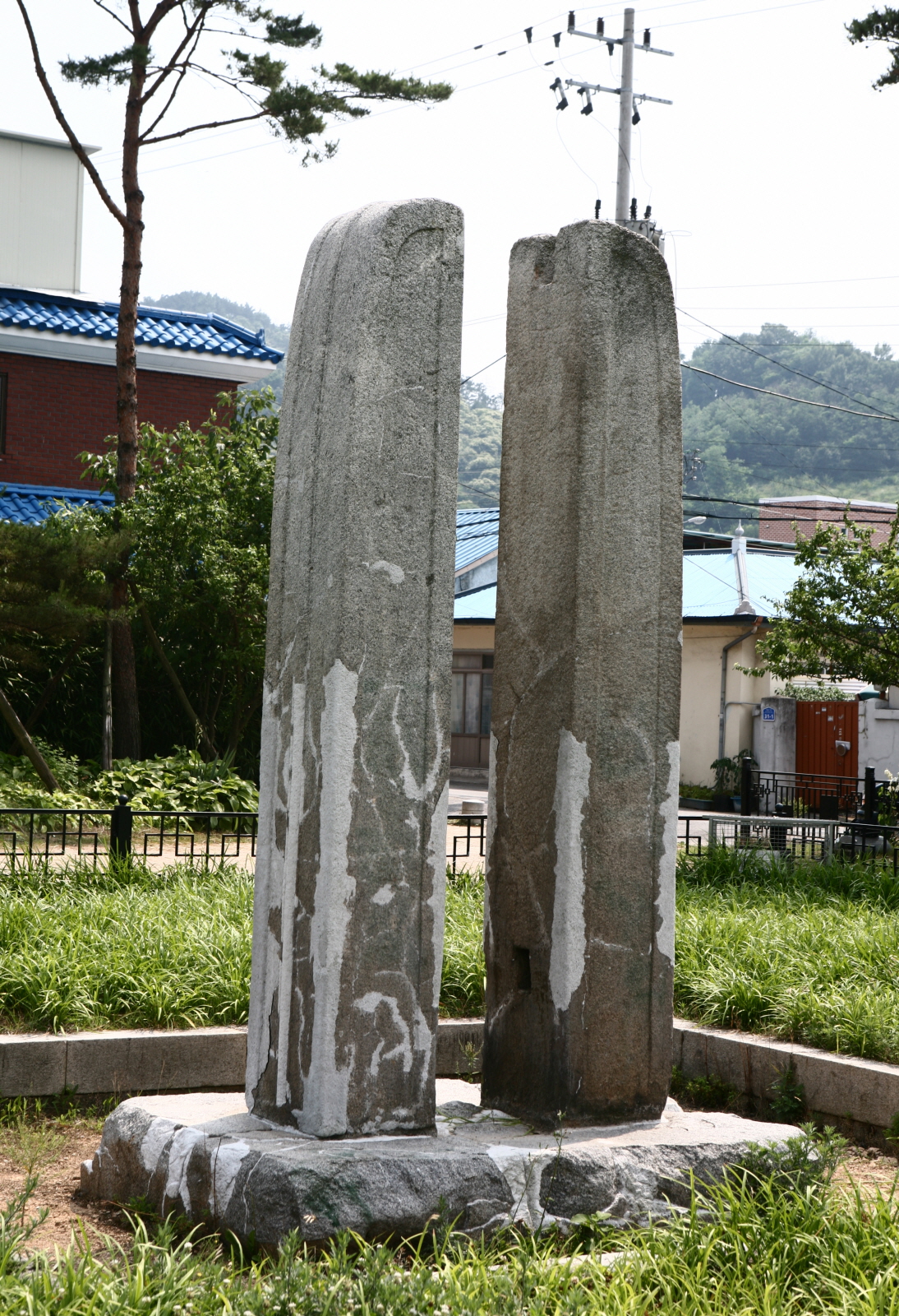 공주 반죽동 당간지주 사진