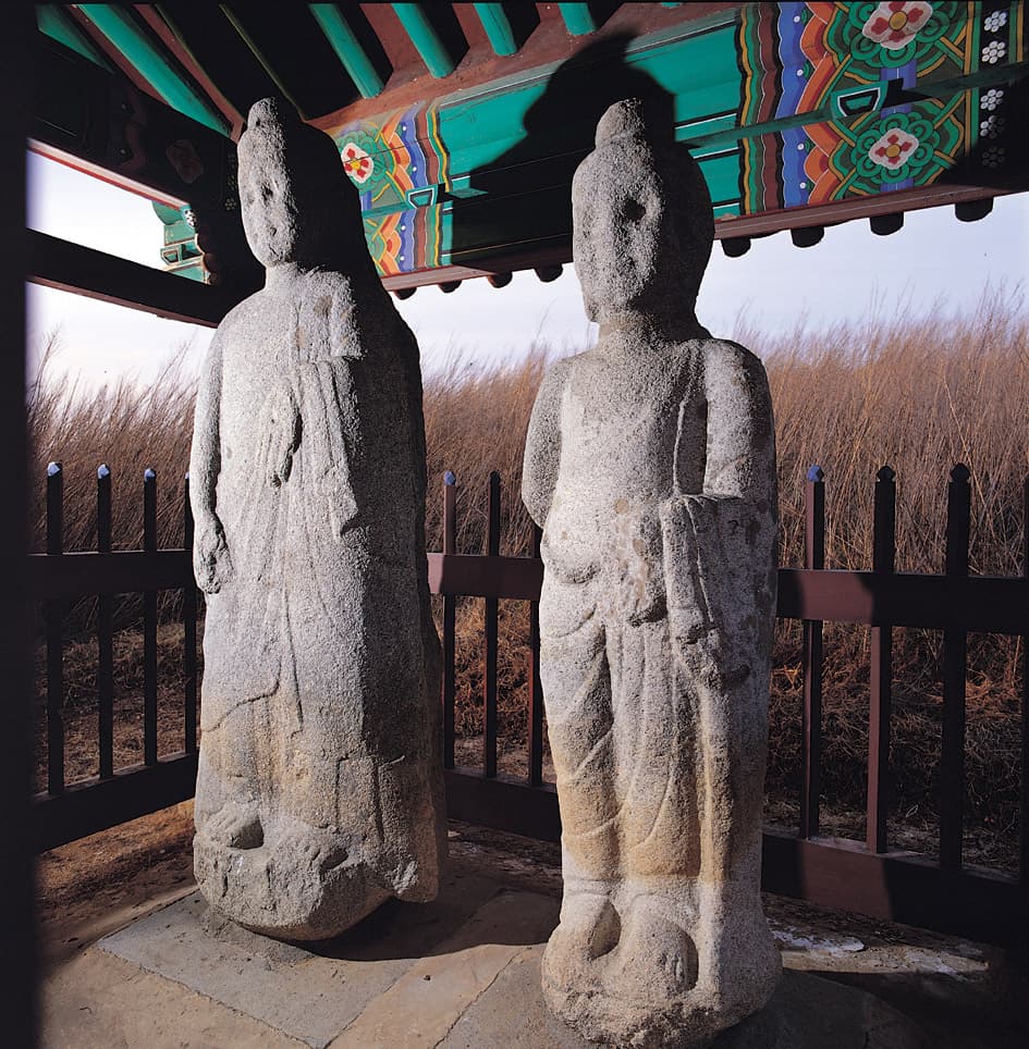 정읍 보화리 석조이불입상 사진