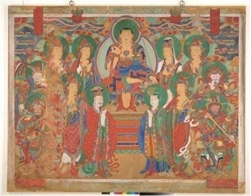 보성 대원사 지장보살도 및 시왕도 일괄 사진