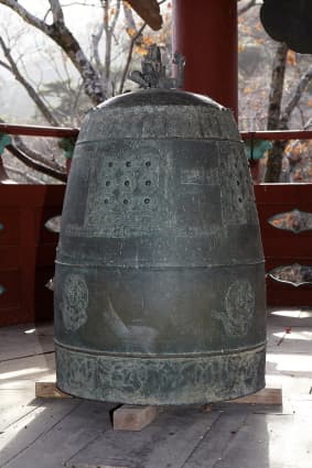 통영 안정사 동종 사진
