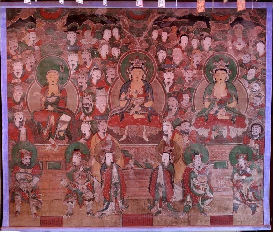 경주 불국사 삼장보살도 사진