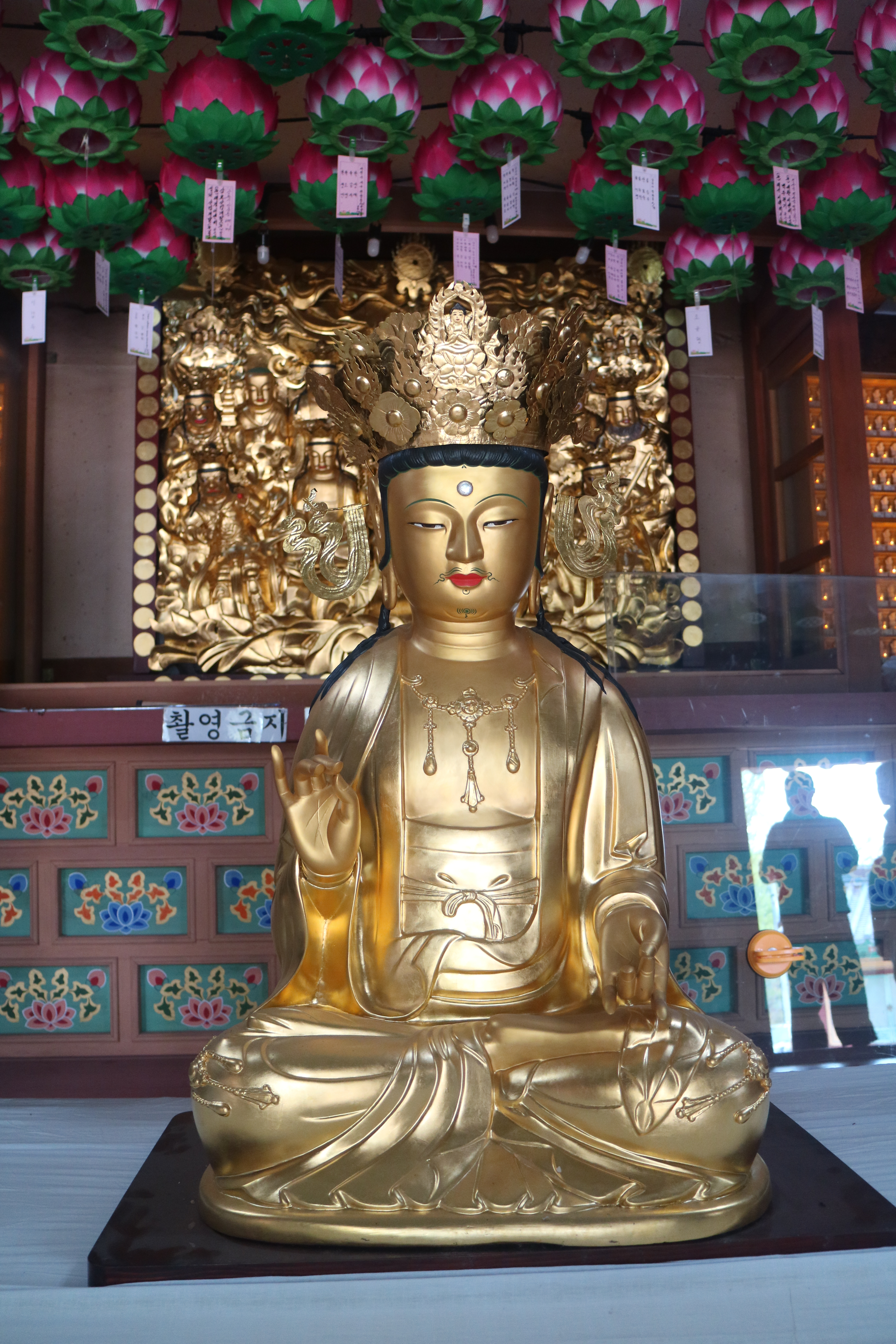 상주 남장사 관음선원 목조관음보살좌상 사진