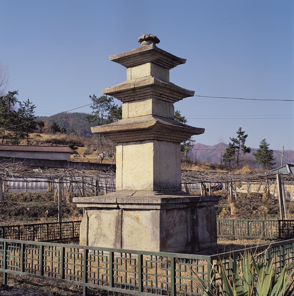 보성 우천리 삼층석탑 사진